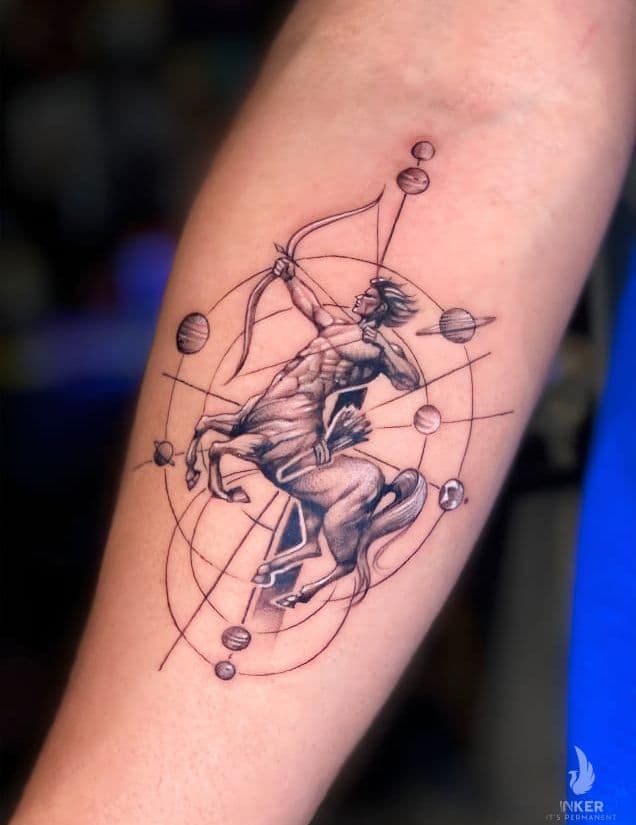 ZODIAC tattoo style artwork